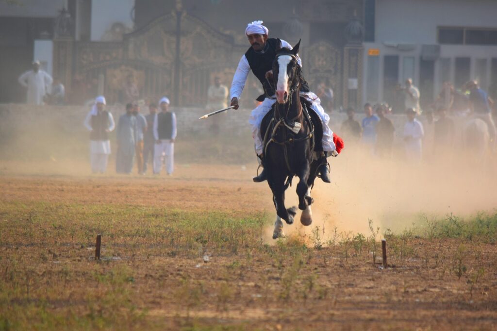 tent pegging
